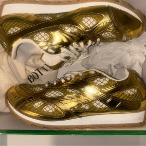 Bottega Veneta Gold Men's Sneakers